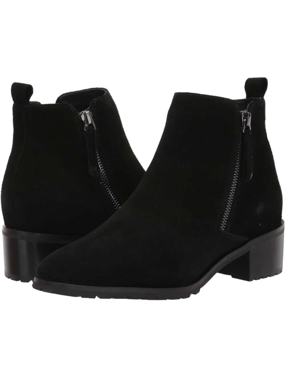 Blondo Womens, Samara Ankle Boot, Black Leather, 7.5 934